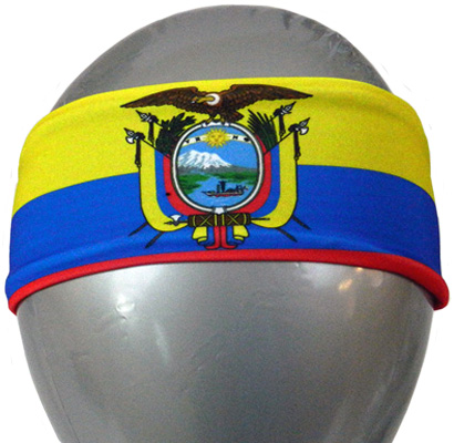 Svforza Ecuador Country Flag Headbands