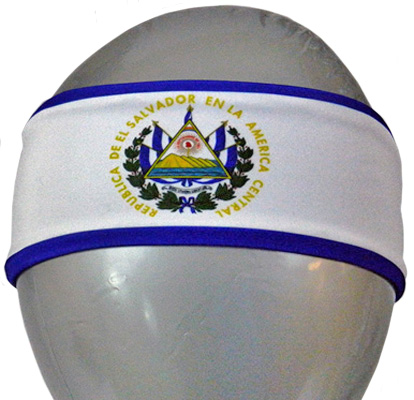 Svforza El Salvador Country Flag Headbands