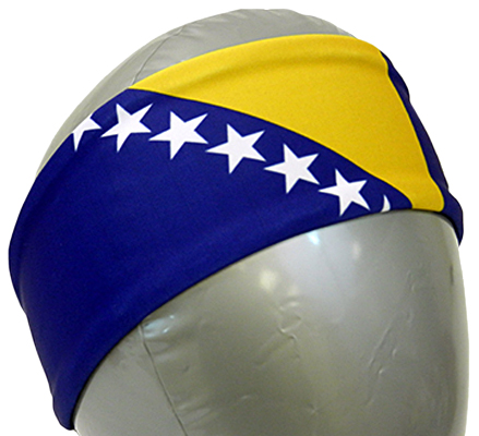 Svforza Bosnia Herzegovina Country Flag Headbands
