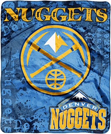 Northwest NBA Nuggets Raschel Dropdown Throw