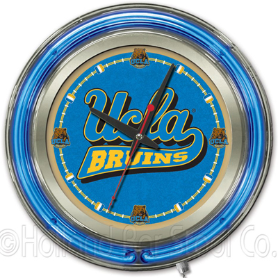 Holland UCLA Neon Logo Clock. Free shipping.  Some exclusions apply.