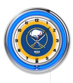 Holland NHL Buffalo Sabres 19" Neon Logo Clock