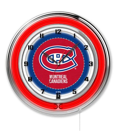 Holland NHL Montreal Canadiens 19" Neon Logo Clock. Free shipping.  Some exclusions apply.