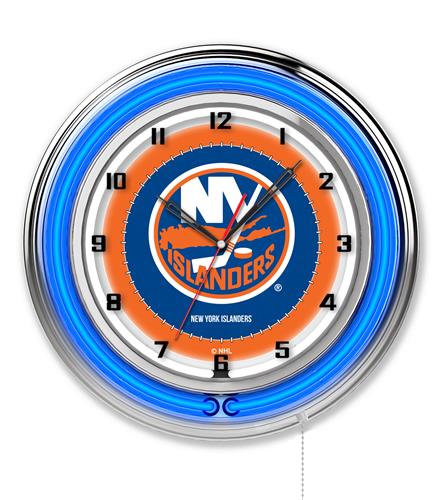 Holland NHL New York Islanders 19" Neon Logo Clock. Free shipping.  Some exclusions apply.