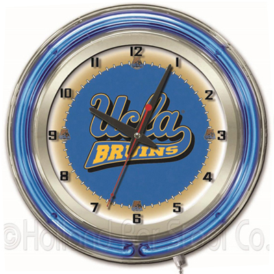 Holland UCLA NCAA Neon 19" Clock. Free shipping.  Some exclusions apply.