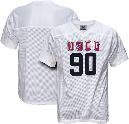 Rapid Dominance Coast Guard Football Jersey. Decorated in seven days or less.