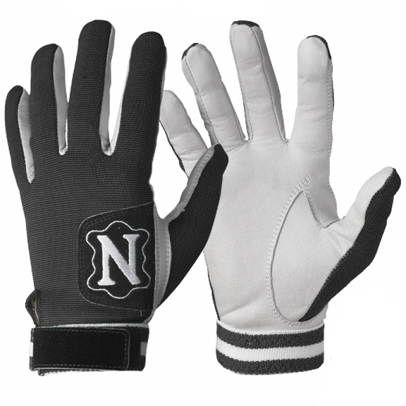 Details about   Neumann Youth Gripper II Receiver Football Gloves WHITE/GRAY  Sz YL 