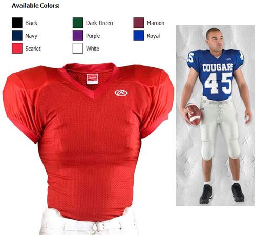 Adult Full Length Compression Fit Football Jersey. Printing is available for this item.