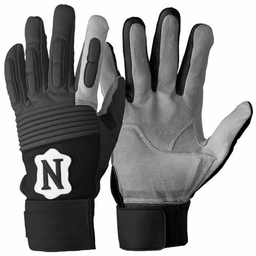 Neumann Youth Padded Lineman Football Gloves Football Equipment and Gear