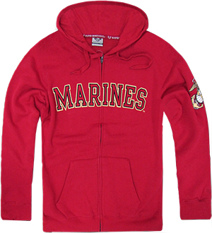 Rapid Dominance Marines Full Zip Hoodies. Decorated in seven days or less.