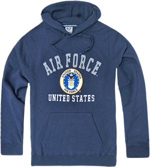 Rapid Dominance Air Force Pullover Hoodies. Decorated in seven days or less.