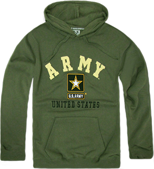 Rapid Dominance Army Pullover Hoodies. Decorated in seven days or less.