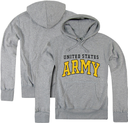 Rapid Dominance Grey Army Pullover Hoodies. Decorated in seven days or less.