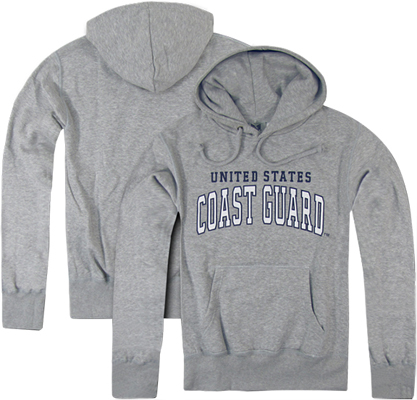 Rapid Dominance Grey Coast Guard Pullover Hoodies. Decorated in seven days or less.