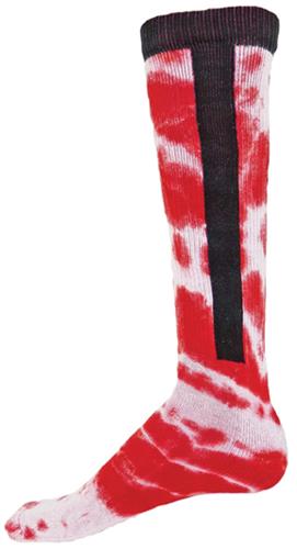 Red Lion Tie Dyed Stirrup Knee High Socks - CO