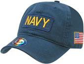 Rapid Dominance Dual Flag Raid Navy Military Cap