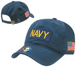 Rapid Dominance Dual Flag Raid Navy Military Cap