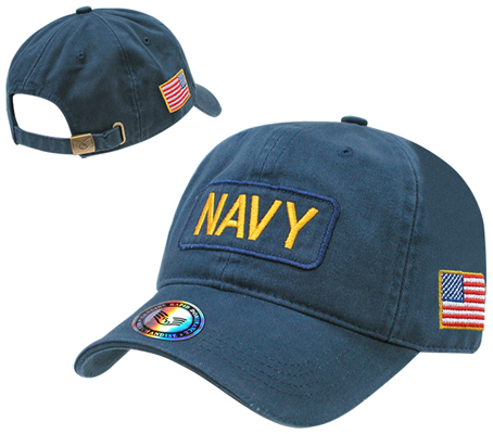 Rapid Dominance Dual Flag Raid Navy Military Cap