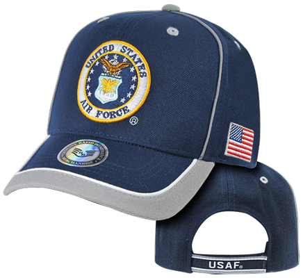 Rapid Dominance Piped Air Force Military Cap