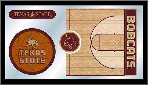 Holland Texas State University Basketball Mirror. Free shipping.  Some exclusions apply.