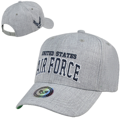 Heather Grey Air Force Military Cap