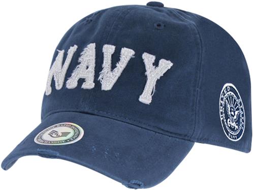 Vintage Cotton Twill US Navy Military Cap