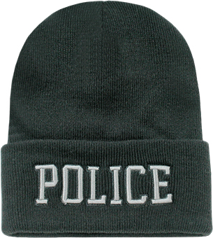 Rapid Dominance Police Law Long Knit Beanie