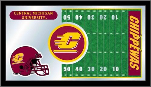 Holland Central Michigan Univ Football Mirror. Free shipping.  Some exclusions apply.