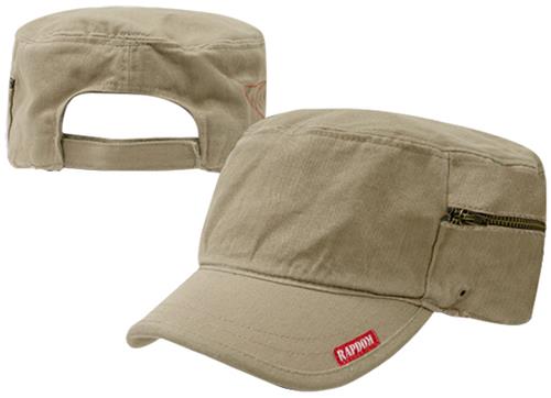 Adjustable Patrol Fatigue Caps W/Zipper. Embroidery is available on this item.