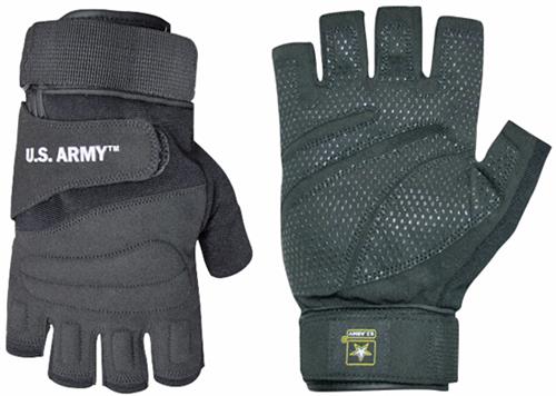 Rapid Dominance Half Finger US Army Gloves