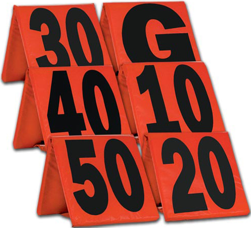 Champro Sports Weighted Football Yard Markers