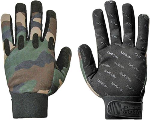 Military Camo Woodland Tactical Gloves