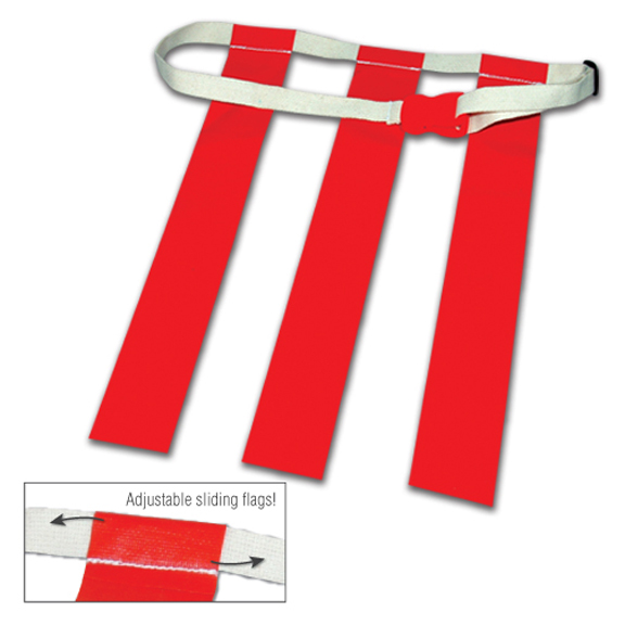 Champro QuickClip Triple Flag Football Belts Football Equipment and Gear