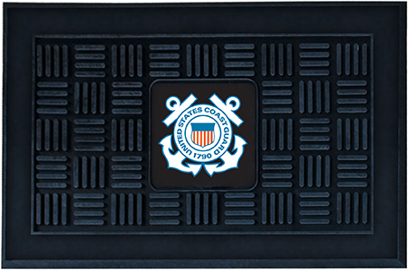Fan Mats US Coast Guard Medallion Door Mat