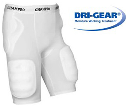 Football Pads CHAMPRO Formation 5-Pad Football Girdle - Integrated Hip Thigh Tailbone Protection | Adult Sizes Nike Girdle - View #5