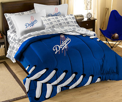 Northwest MLB LA Dodgers Full Bed Set Contrast