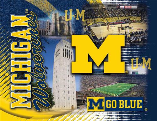 Holland University of Michigan Printed Canvas Art. Free shipping.  Some exclusions apply.