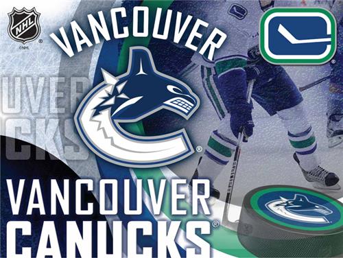 Holland NHL Vancouver Canucks Printed Canvas Art. Free shipping.  Some exclusions apply.