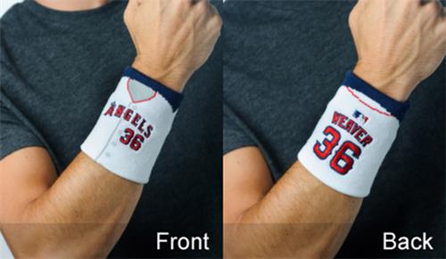 Fan Band MLB Angels Jared Weaver Wristband