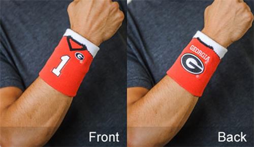Fan Band NCAA Univ Georgia Football Wristband