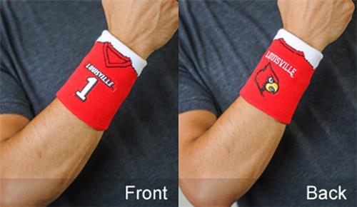 Fan Band NCAA Univ Louisville Football Wristband