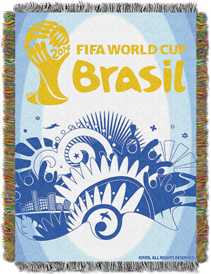 FIFA World Cup Brazil Celebrate Tapestry Throw