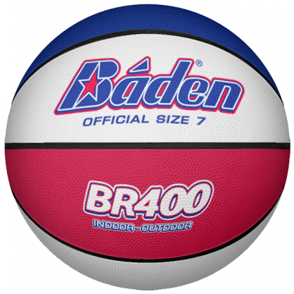 Baden BR400 Red White & Blue Rubber Basketballs
