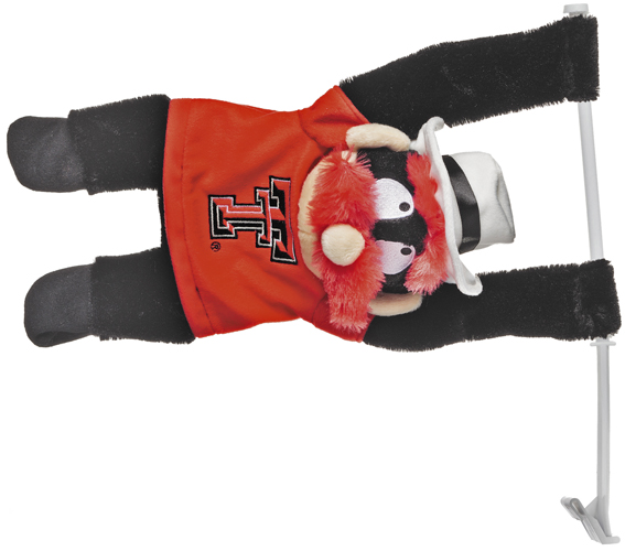 BSI NCAA Texas Tech 3D Mascot Car Flag