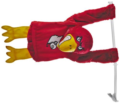 BSI NCAA Louisville Cardinals 3D Mascot Car Flag
