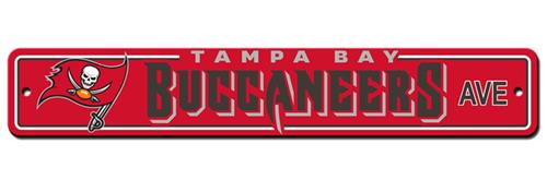 BSI NFL Tampa Bay Buccaneers Plastic Street Sign