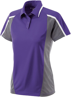 Holloway Twill Interlock Ladies Align Polo Shirt. Printing is available for this item.