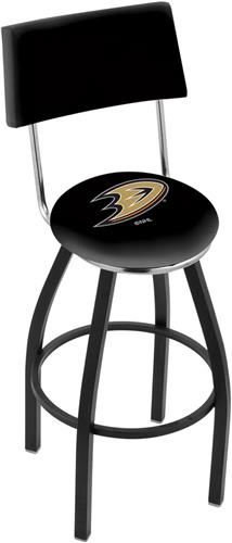 NHL Anaheim Ducks Swivel Back Blk/Chrome Bar Stool. Free shipping.  Some exclusions apply.