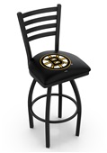 Holland NHL Boston Bruins Ladder Swivel Bar Stool