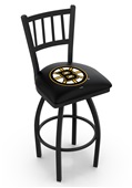 NHL Boston Bruins Jailhouse Swivel Bar Stool
